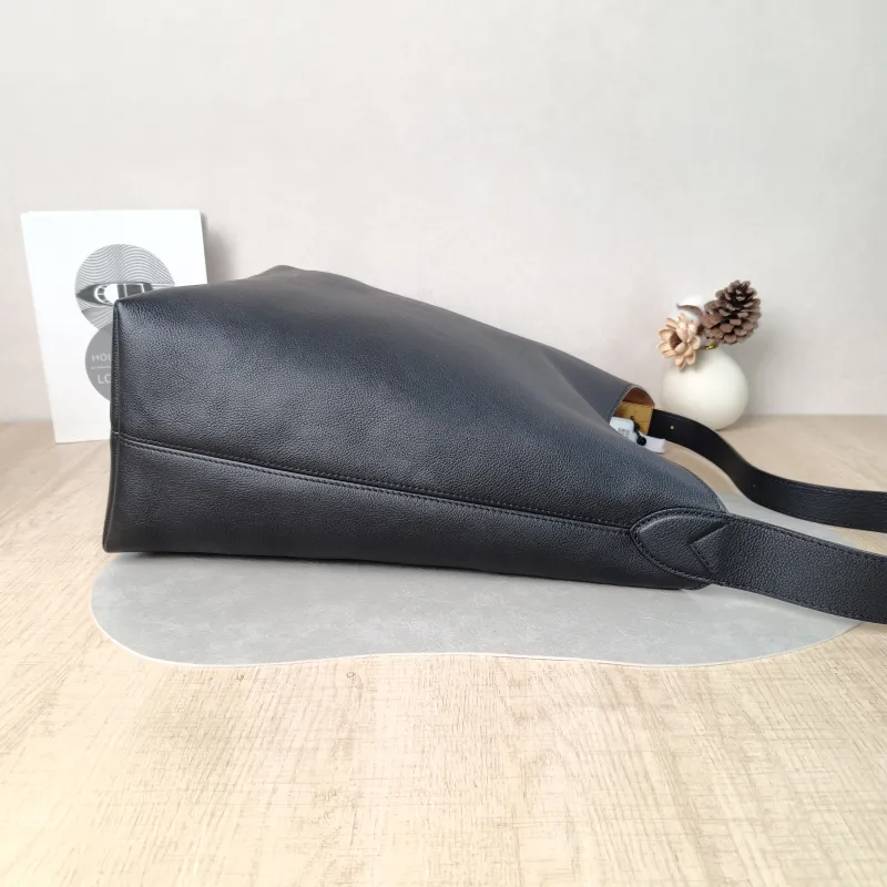 Louis Vuitton Shoulder Bag Low Key Hobo Shoulder Bag Black Calfskin Medium 31 × 18 × 35 cm — detail view 13 of 15