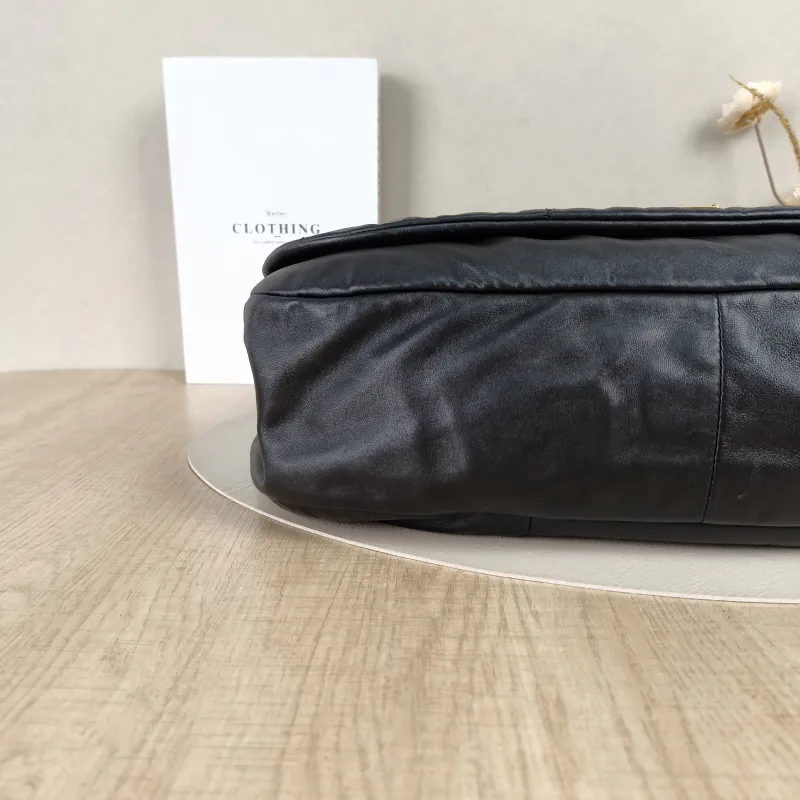 SAINT LAURENT Crossbody Bag JAMIE Black SL ambskin Large43 × 9 × 29 cm — cover view 2 of 8