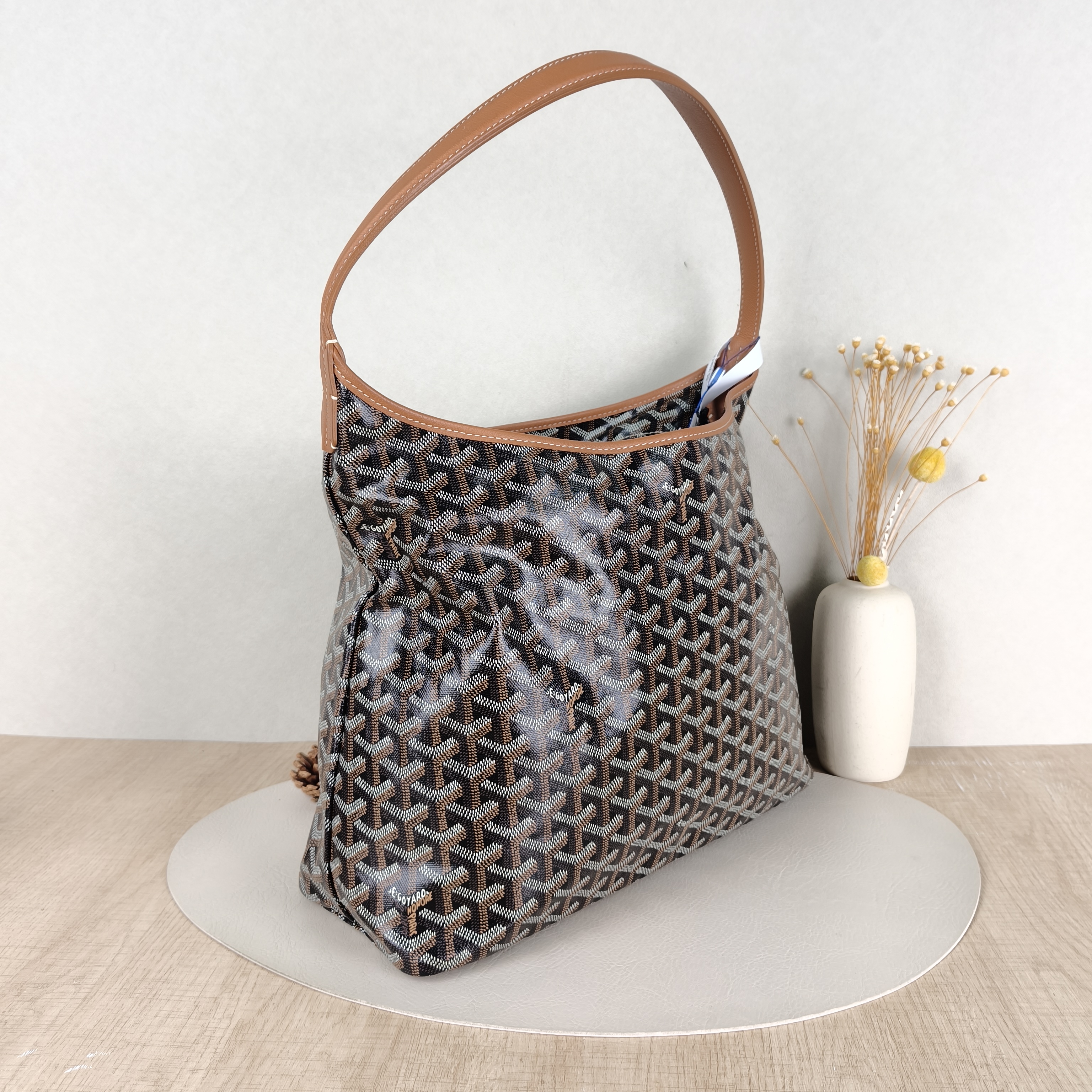 GOYARD Shoulder Bag Boheme Hobo Brown ine Canvas Small43 × 14 × 27 cm — cover view 4 of 5
