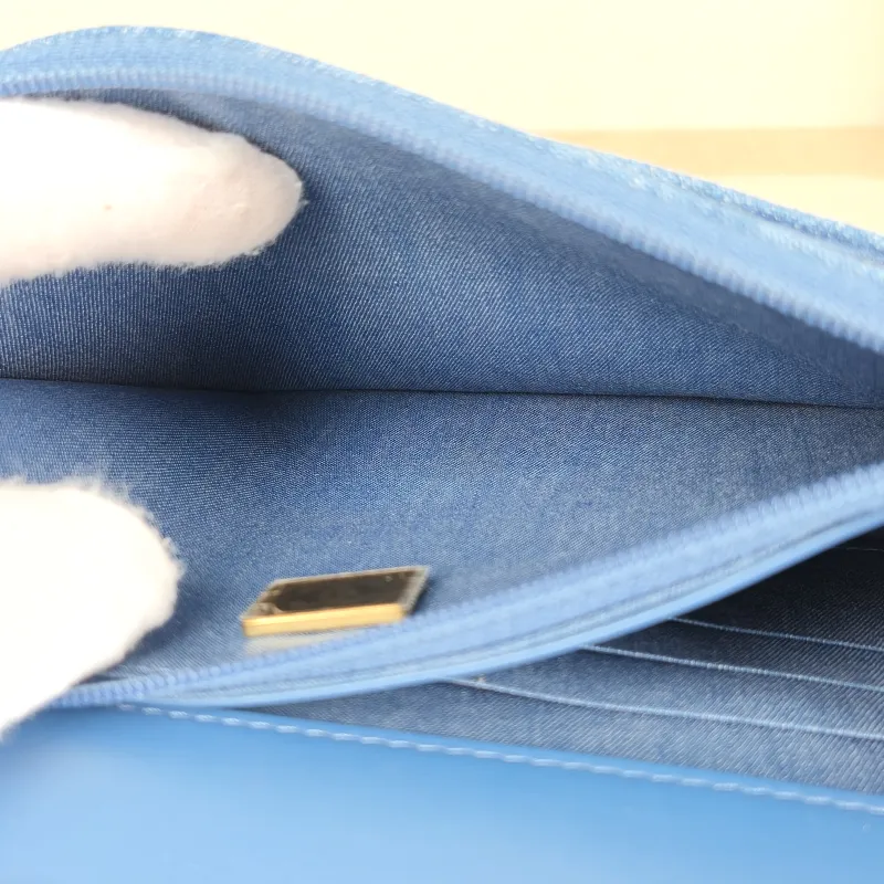 Chanel Crossbody Bag CF WOCWOC Bag Blue Mini 19.2 × 3.5 × 12.3 cm — detail view 10 of 13