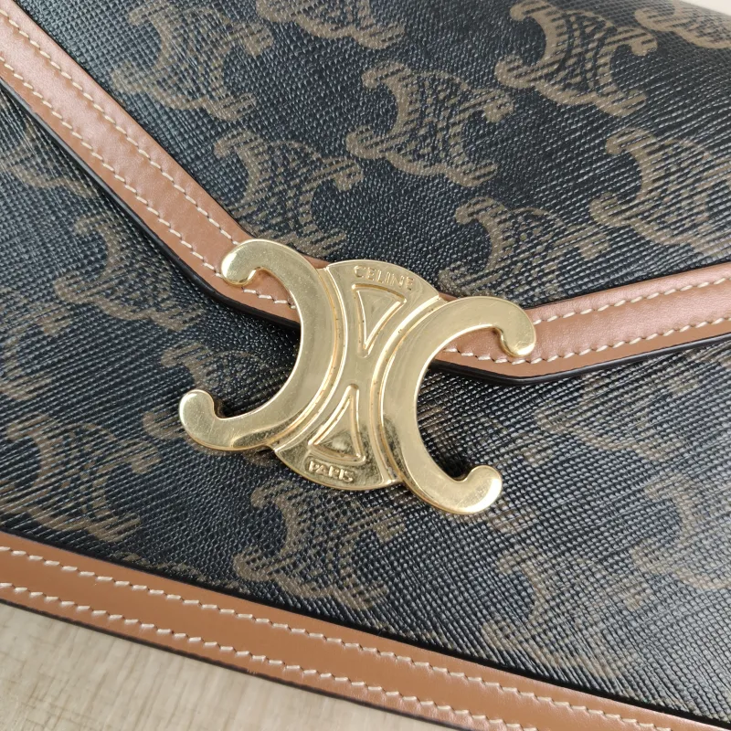 CELINE Crossbody Bag MARGO Wallet Monogram PVC Mini 19.5 × 4.5 × 13 cm — detail view 9 of 13