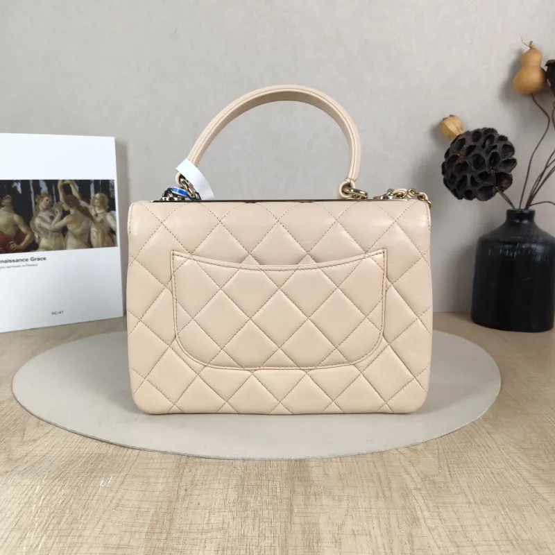 Chanel Crossbody Bag Trendy CC Beige Lambskin Small 25 × 12 × 17 cm 31 — cover view 2 of 5