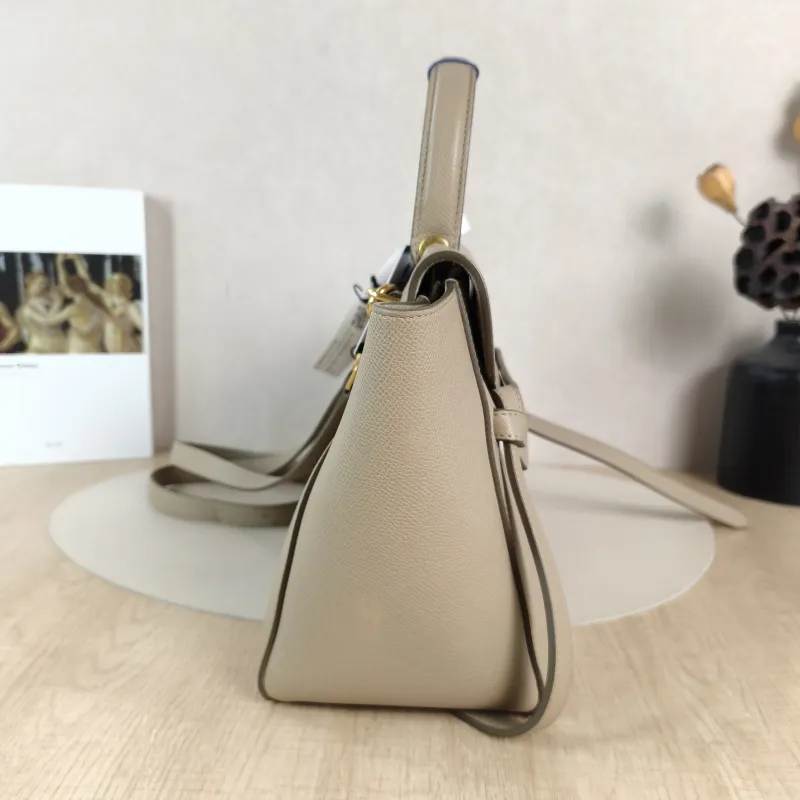CELINE Shoulder Bag Belt Micro Calfskin Medium24 × 13 × 20 cm — detail view 9 of 13