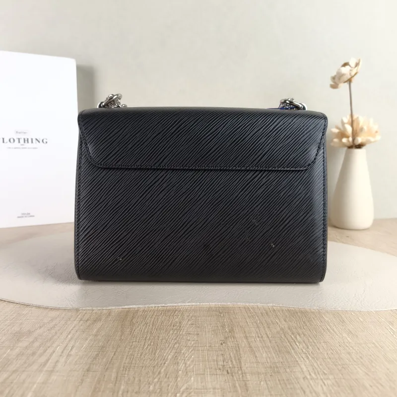 Louis Vuitton Crossbody Bag Twist Black Epi Embossed Calfskin Medium 23 × 9.5 × 17 cm — cover view 2 of 5