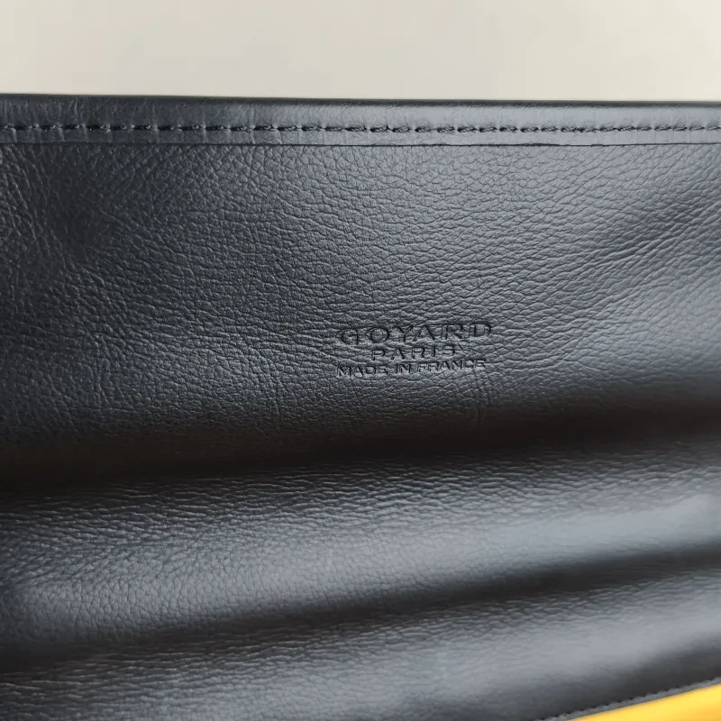 GOYARD Backpack SAINT LEGER Backpack Black ine Canvas One Size 34 × 15 × 37 cm — detail view 8 of 10