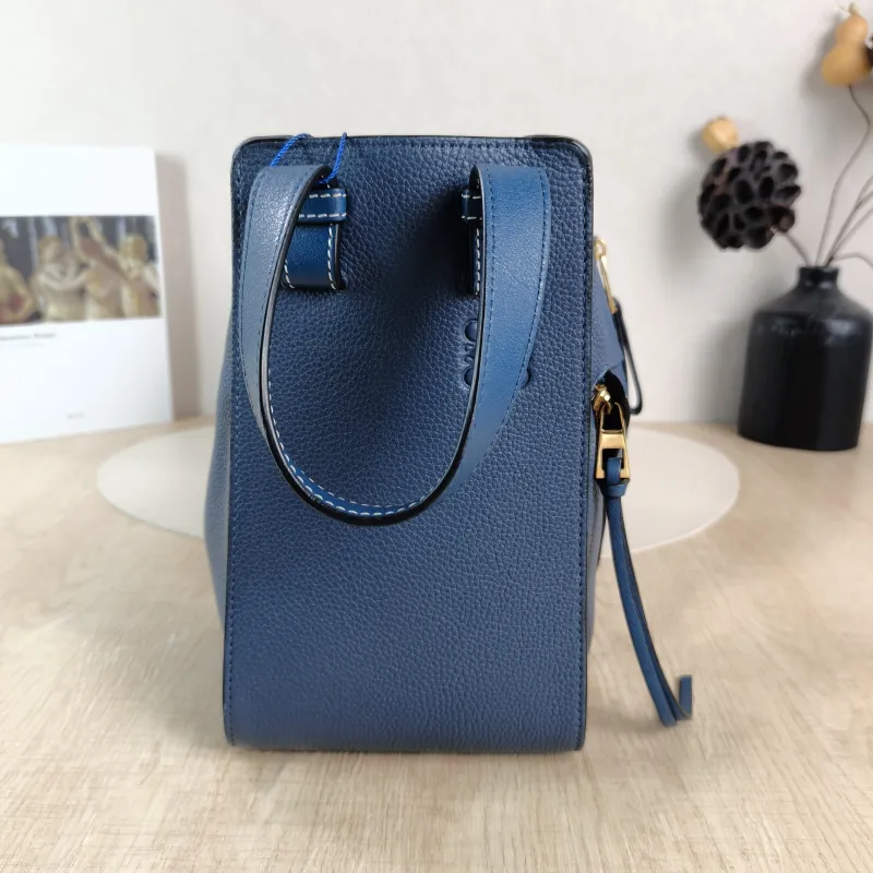 LOEWE Crossbody Bag Hammock Navy Calfskin Medium 29 × 14 × 32 cm — detail view 1 of 9