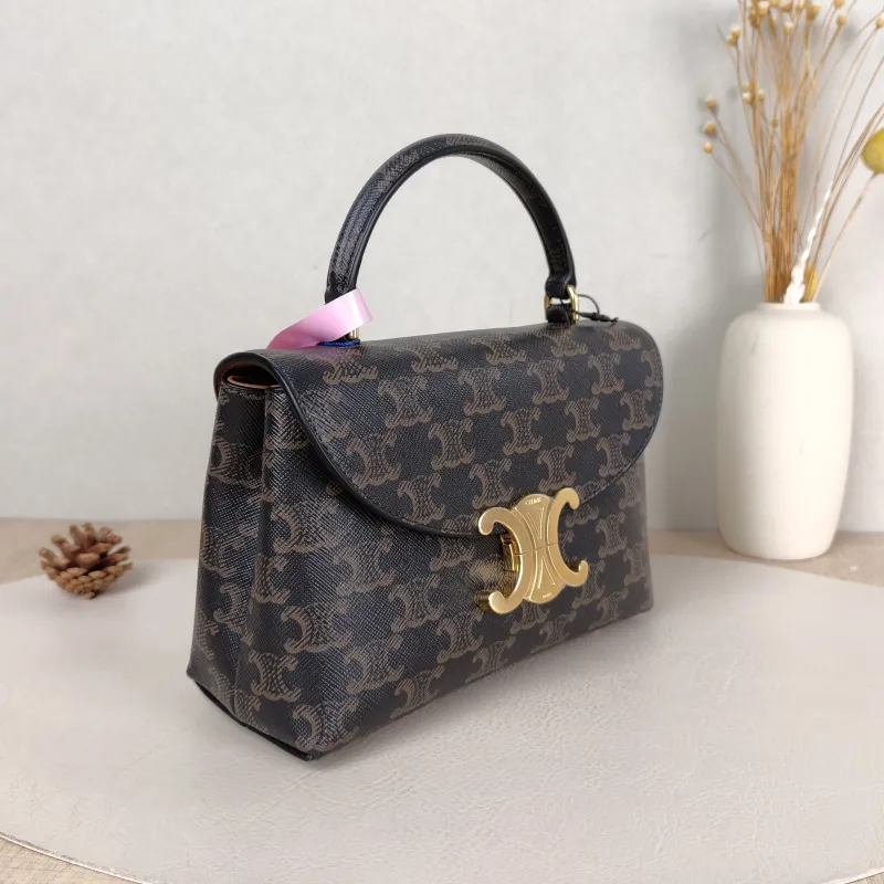 CELINE Top Handle Bag TEEN NINO Top Handle Bag Monogram PVC Small 20 × 8 × 13 cm — cover view 2 of 5
