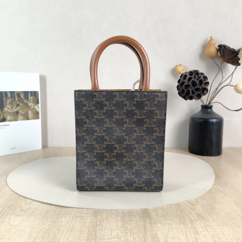 CELINE Crossbody Bag CABAS Mini Monogram PV Cmini17 × 4 × 20.5 cm — cover view 3 of 5