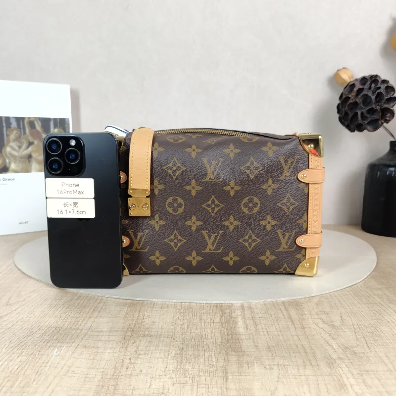 Louis Vuitton Crossbody Bag Side Trunk Box Monogram PVC Medium 23.5 × 8.5 × 16 cm — cover view 4 of 6