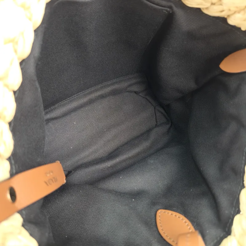 PRADA Shoulder Bag Bucket Bag Brown Woven One Size27 × 14 × 25 cm — detail view 2 of 13