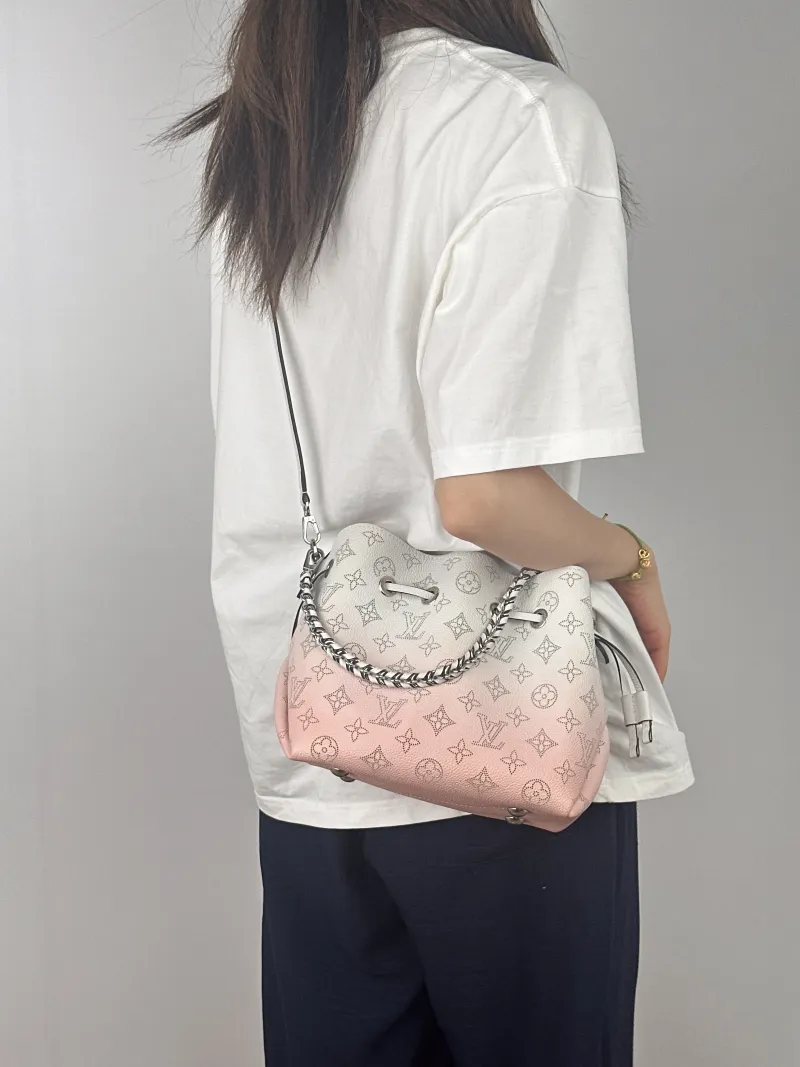 Louis Vuitton Crossbody Bag BELLA Calfskin One Size22 × 14 × 19 cm — on-model view 1 of 2