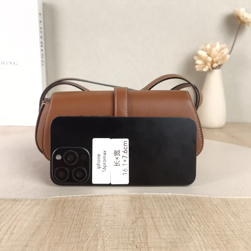CELINE Crossbody Bag TABOU Brown Calfskinmini18 × 5 × 8 cm — cover view 2 of 5