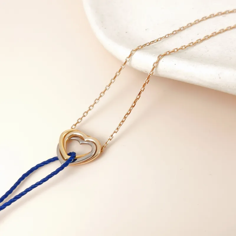CARTIER Necklace Trinity 18KW hite Gold Yellow Gold Rose Gold One Size 41cm — cover view 6 of 8