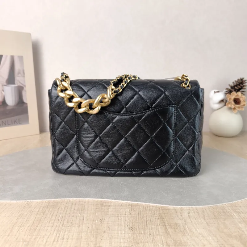 Chanel Shoulder Bag Editioncf Black Lambskin One Size 24 × 7 × 14.5 cm — cover view 2 of 5