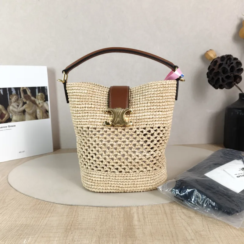 CELINE Crossbody Bag Louise Bucket Bag Small 16 × 12 × 19 cm — cover view 3 of 6