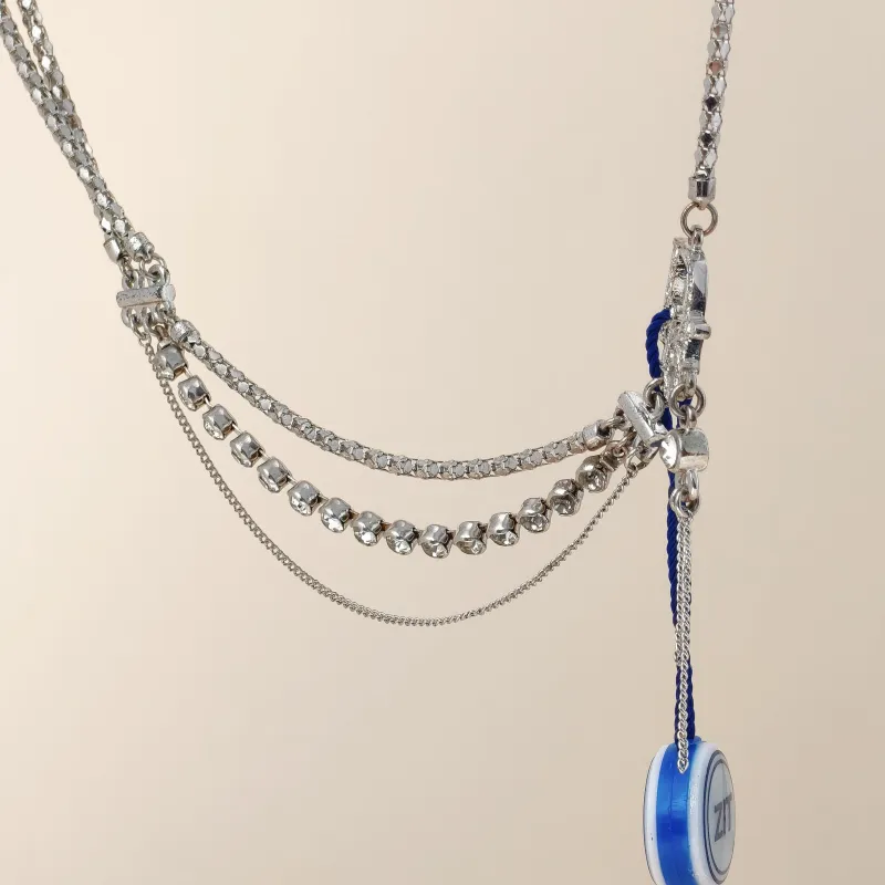 DIOR Necklace CD Necklace Silver One Size47cm — cover view 4 of 10