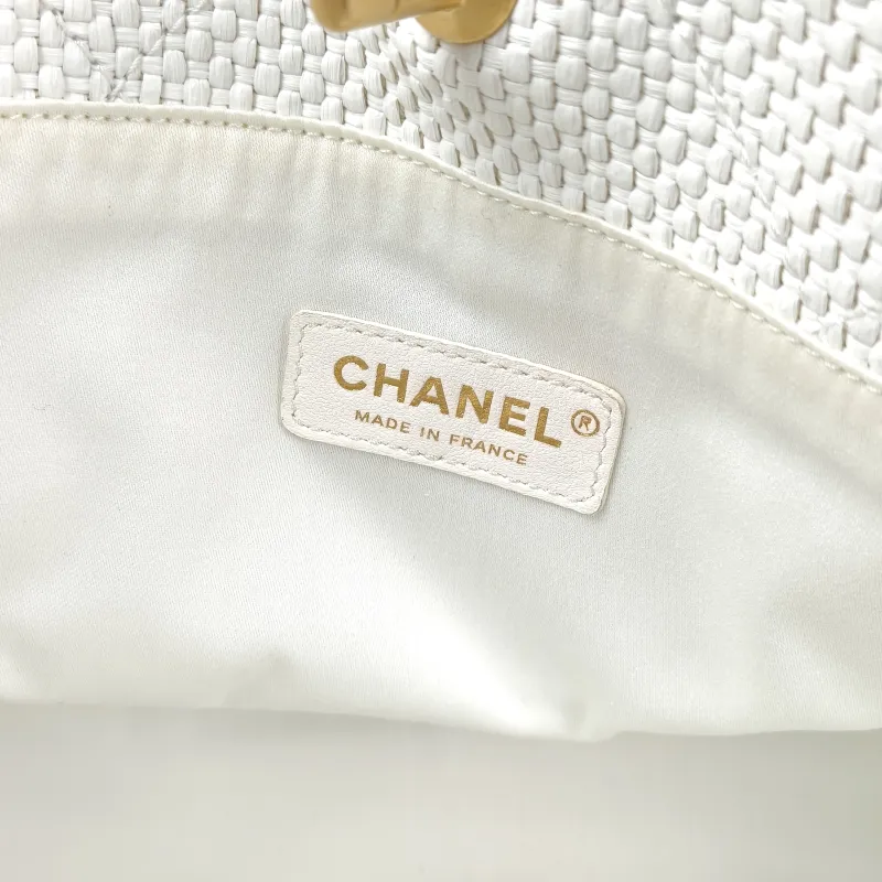Chanel Shoulder Bag Tote Bag Woven One Size 30 × 13 × 31 cm — detail view 8 of 12