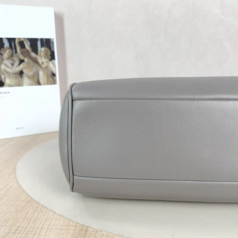 Miumiu Shoulder Bag Grey Calfskin One Size 27.5 × 10 × 14 cm — detail view 2 of 12