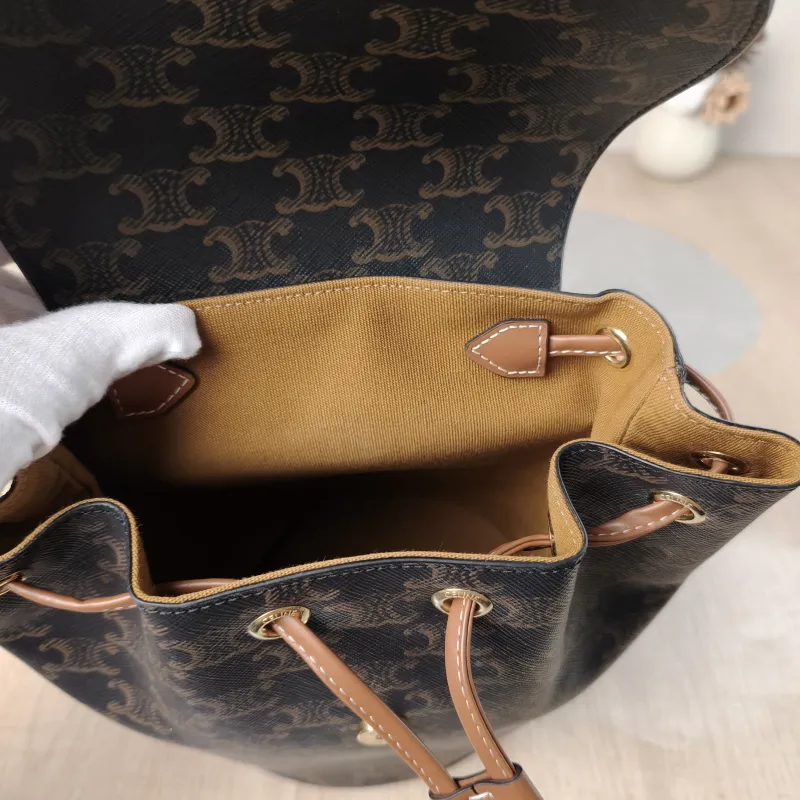 CELINE Backpack BONNIE Backpack Monogram PVC One Size 18 × 13 × 25 cm — detail view 4 of 12