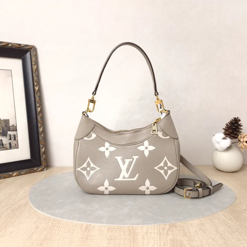 Louis Vuitton Shoulder Bag Bagatelle Monogram Empreinte Embossed Calfskin Small24 × 7 × 18 cm