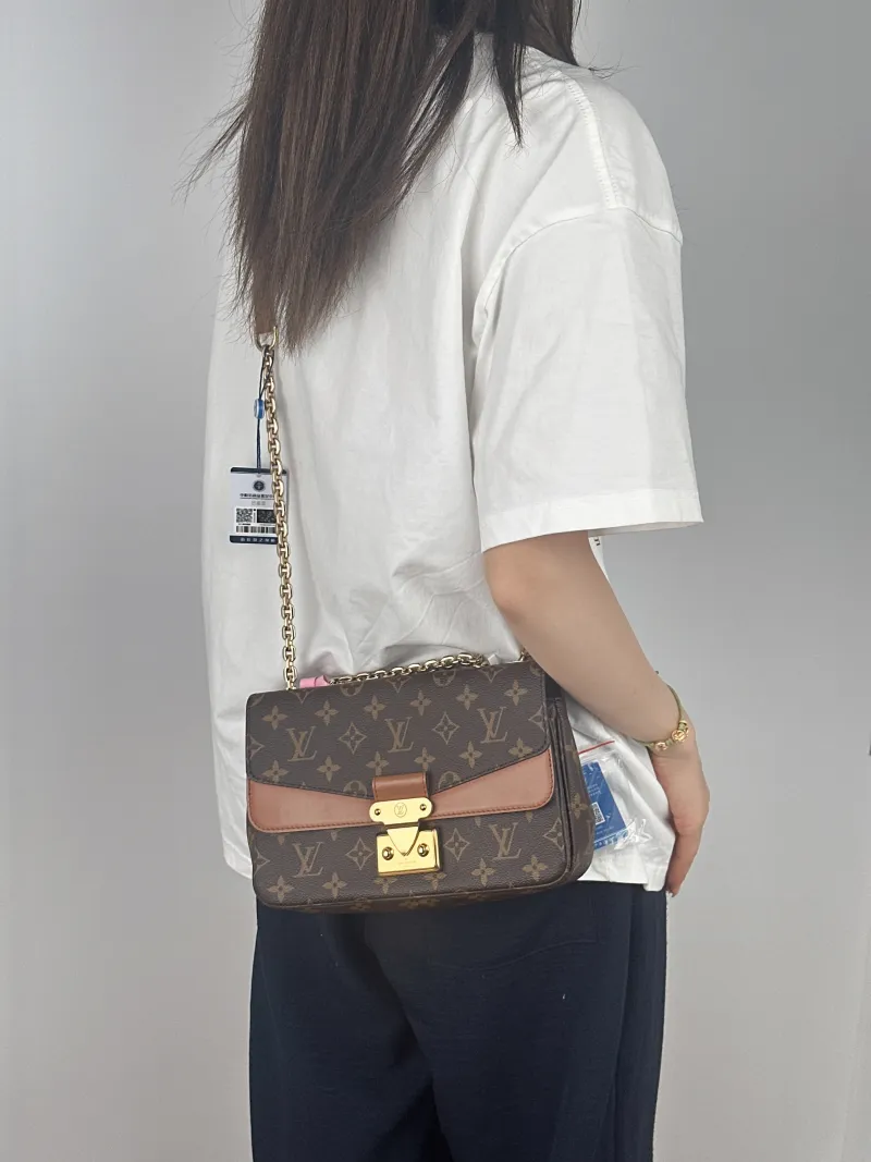 Louis Vuitton Crossbody Bag Marceau Chain Bag Caramel PVC · Calfskin One Size24.5 × 6.5 × 15 cm — on-model view 2 of 2