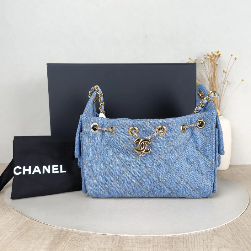 Chanel Crossbody Bag 25Bag Blue Mini 20 × 12.5 × 22 cm — cover view 5 of 6