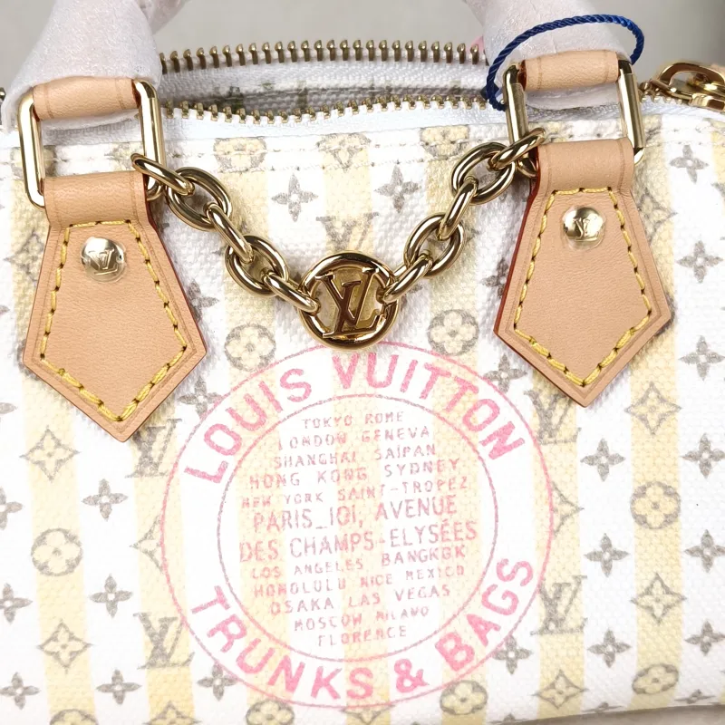 Louis Vuitton Crossbody Bag Speedy Nano White Yellow Monogram PVC nano 16 × 7.5 × 10 cm — detail view 9 of 11