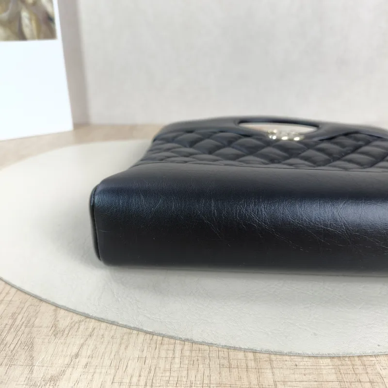 Chanel Crossbody Bag 31Bag Black Calfskin Mini 23 × 5.5 × 22 cm — detail view 4 of 12