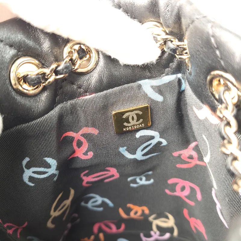 Chanel Backpack Backpack Black Lambskin One Size17 × 7.5 × 22 cm — detail view 3 of 12
