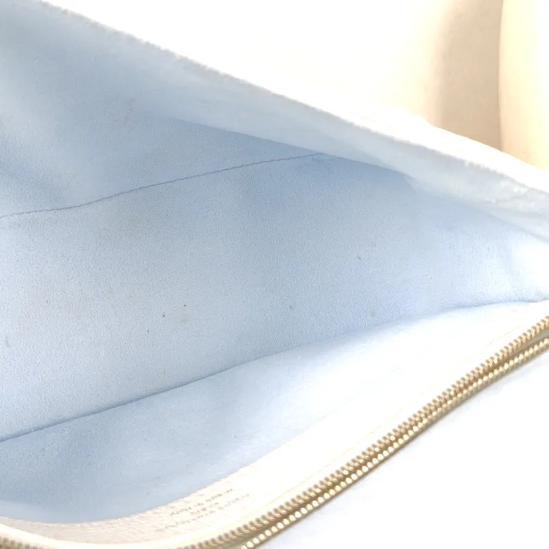 Louis Vuitton Crossbody Bag Diane Baguette Bag White · Blue Empreinte Embossed Calfskin Small 24 × 9 × 15 cm — detail view 4 of 13