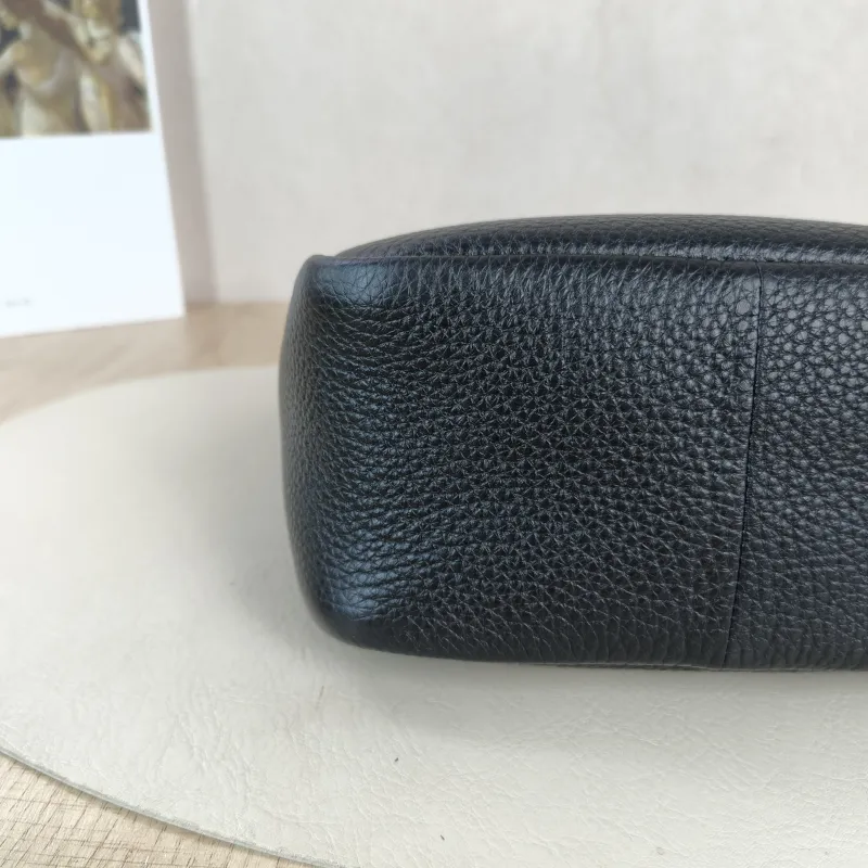 PRADA Shoulder Bag Black Calfskin Mini 18 × 9 × 16 cm — detail view 6 of 11