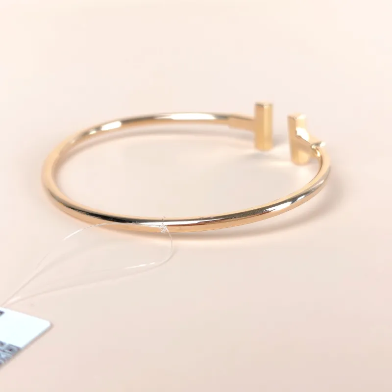 Tiffany&Co. Bangle TC ollection T 18KR ose Gold Diamond One Size 16.4cm โ cover view 4 of 8