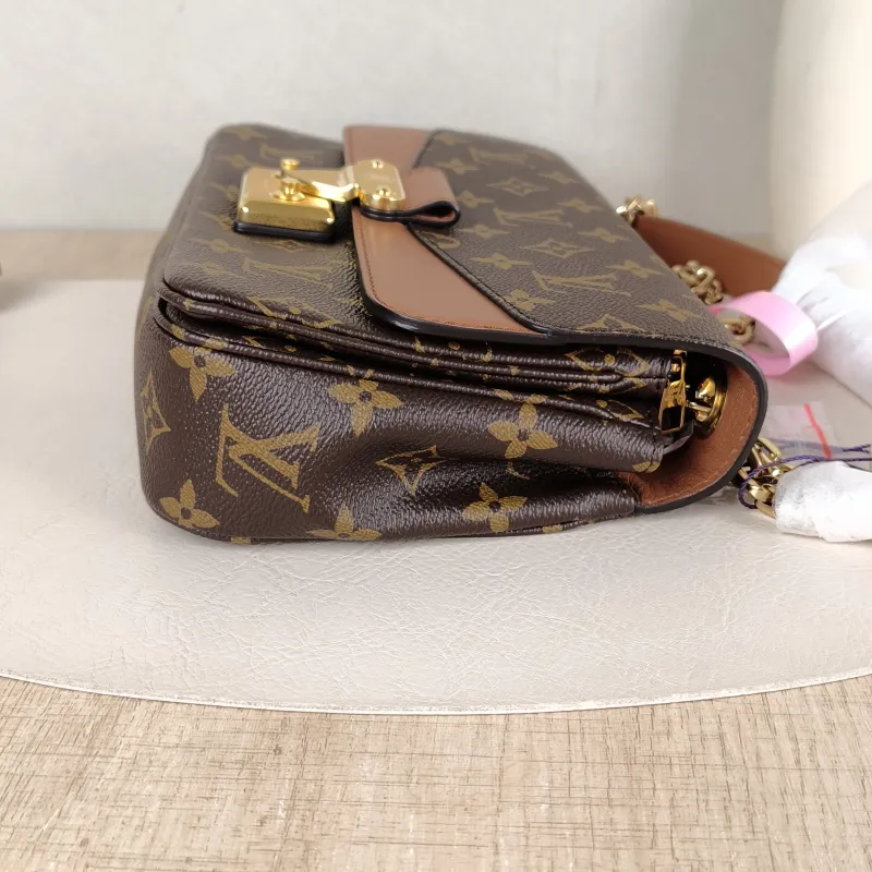 Louis Vuitton Crossbody Bag Marceau Chain Bag Caramel PVC · Calfskin One Size24.5 × 6.5 × 15 cm — detail view 7 of 13