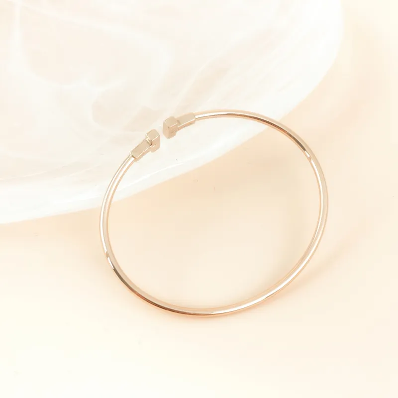 Tiffany&Co. Bangle T Collection T Gold 18k One Size 14.9cm — cover view 3 of 7