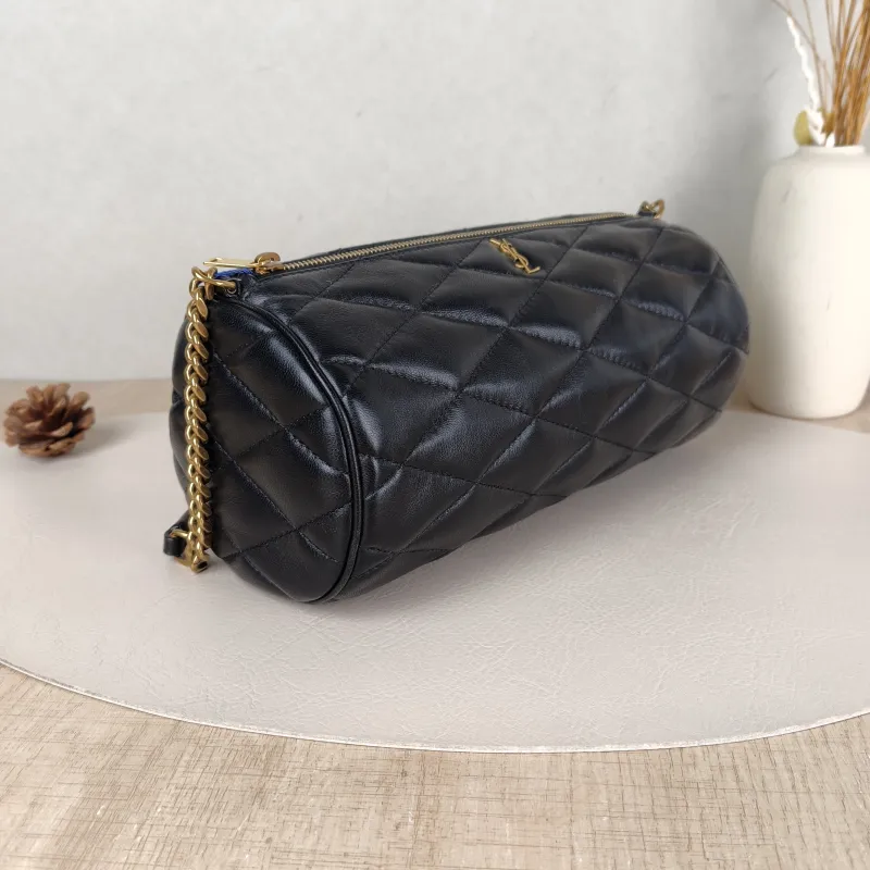 SAINT LAURENT Shoulder Bag Sade Black Lambskin Small24 × 12 × 12 cm — cover view 4 of 5