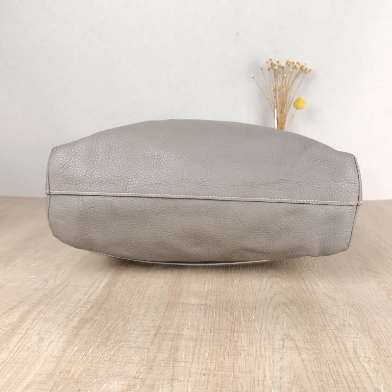 PRADA Top Handle Bag Tote Bag Grey Calfskin One Size36 × 11 × 35 cm — cover view 5 of 5