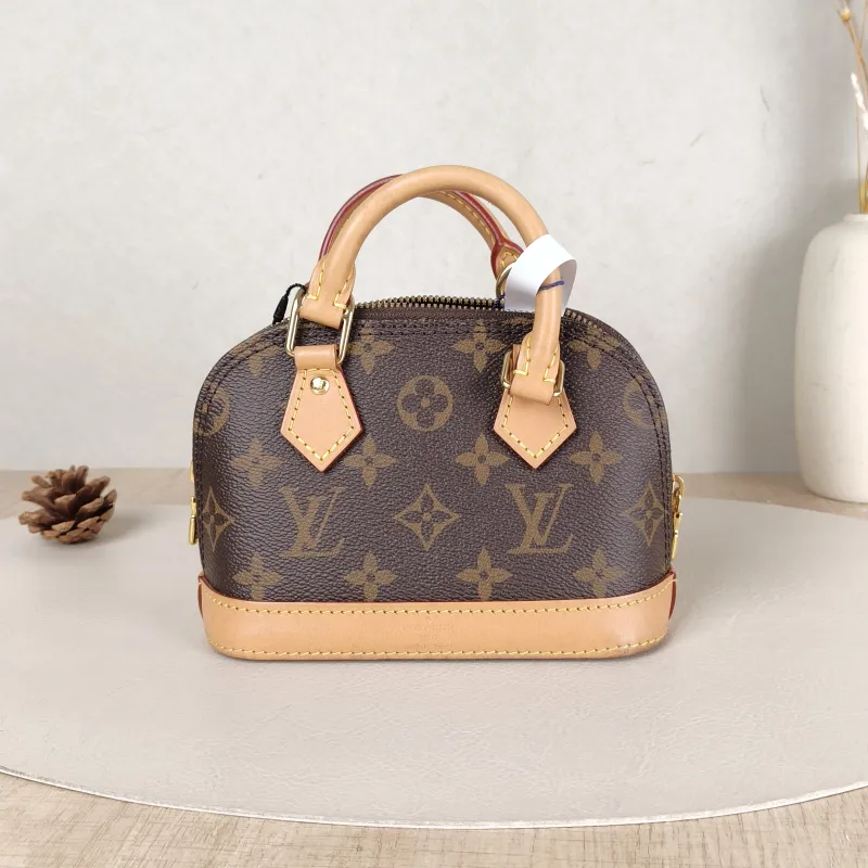 Louis Vuitton Crossbody Bag Alma Nano Monogram PVC nano 18 × 8 × 12 cm — cover view 4 of 5