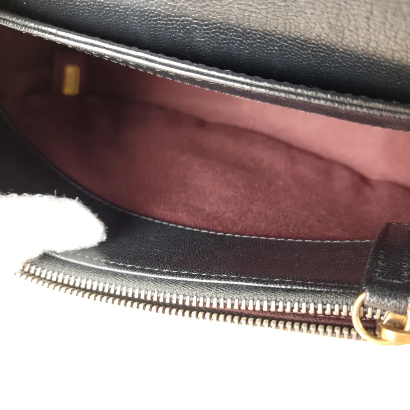 Chanel Crossbody Bag Collection Top Handle Crossbody Bag Black Calfskin One Size 20.5 × 6.5 × 16 cm 23 — detail view 9 of 14
