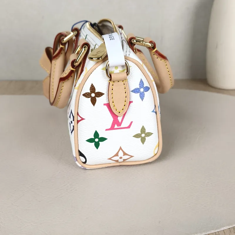 Louis Vuitton Crossbody Bag Speedy Nano Multicolore PV Cnano16 × 7.5 × 10 cm — detail view 6 of 11