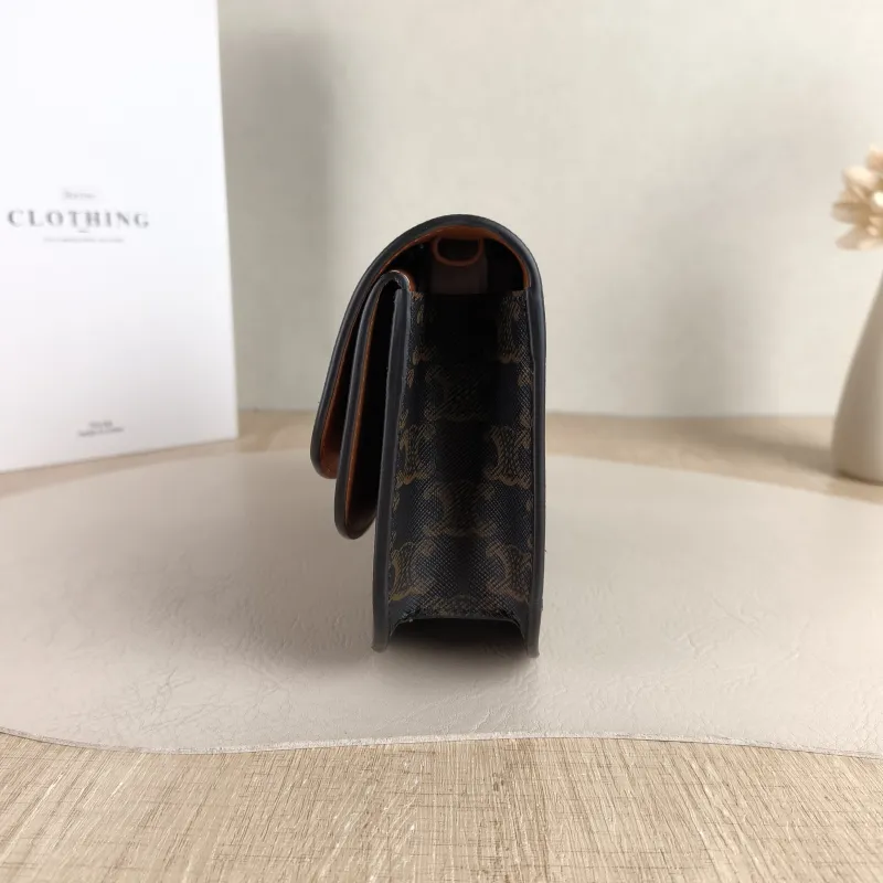 CELINE Crossbody Bag DUO Wallet Monogram PVC Mini 20 × 6 × 13 cm — detail view 10 of 12