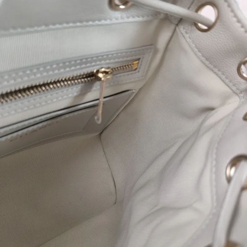 Chanel Backpack23s Backpack Grey Grained Calfskin Small18 × 10 × 23 cm — detail view 7 of 13