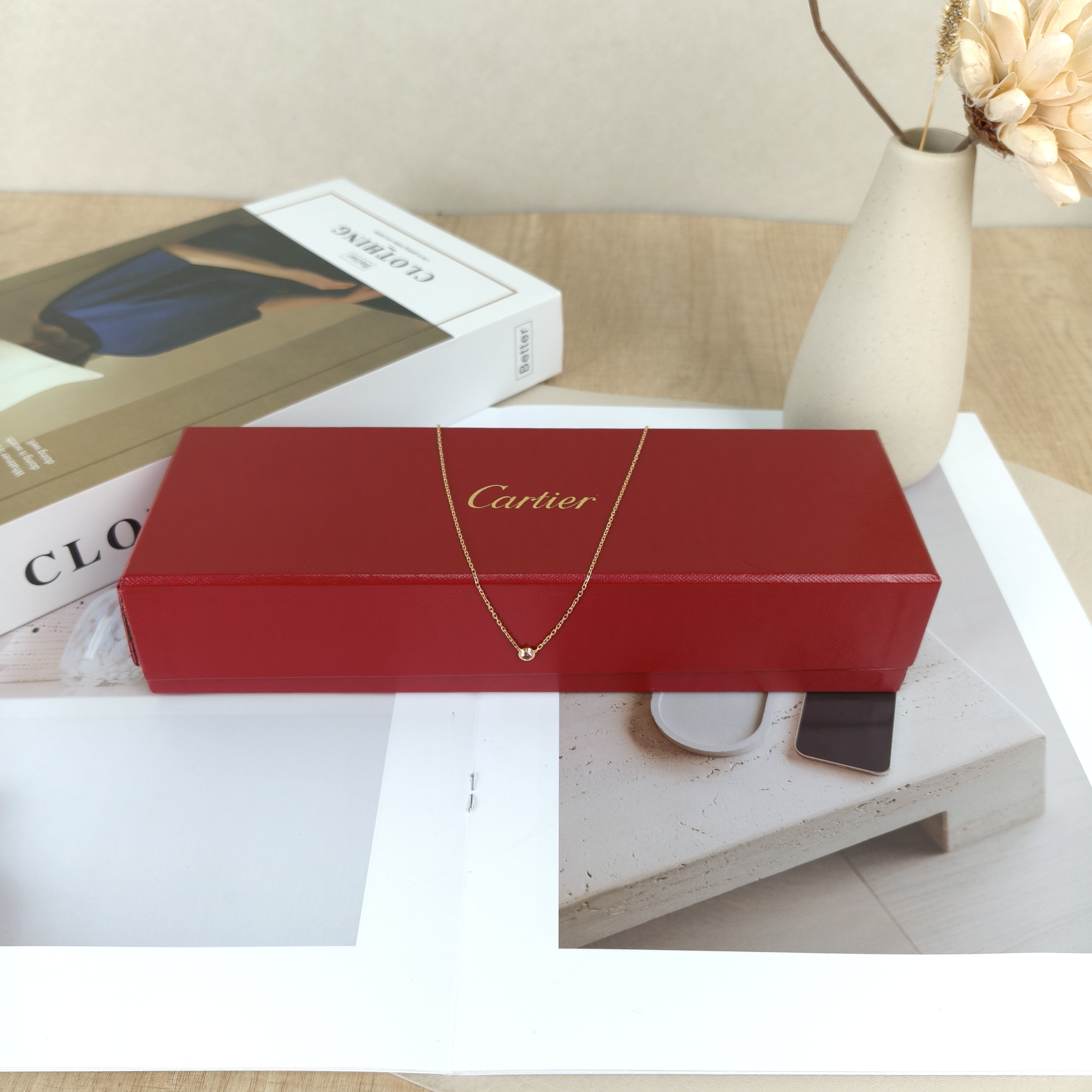 CARTIER Necklace d'Amour Rose Gold 18k One Size5 41cm One Size — cover view 5 of 8
