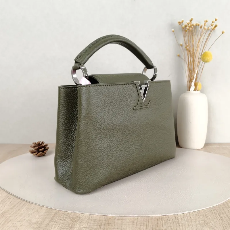 Louis Vuitton Top Handle Bag Capucines Calfskin BB 27 × 9 × 17.5 cm — cover view 3 of 5
