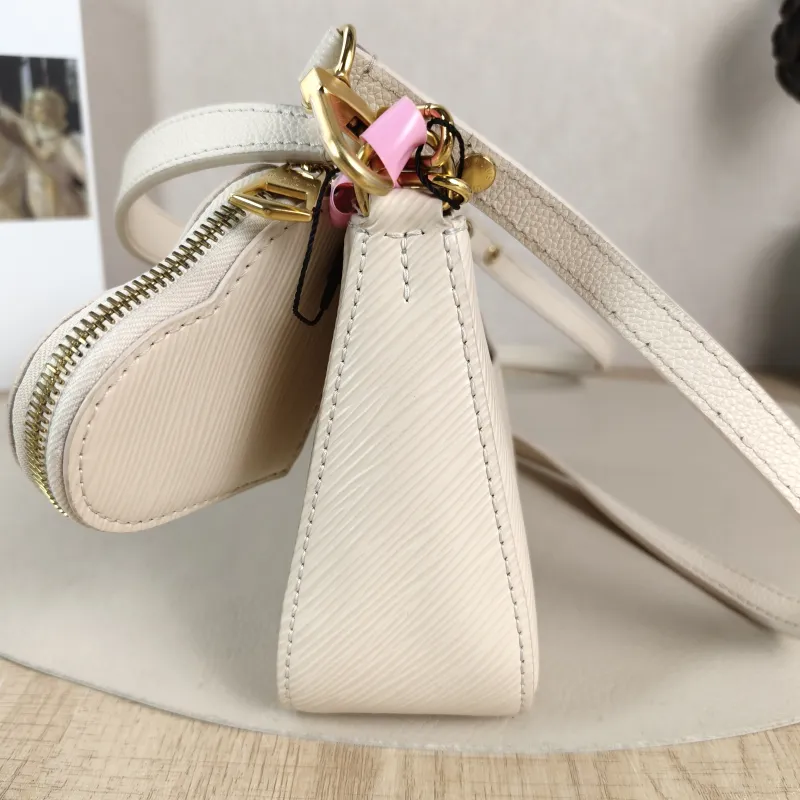 Louis Vuitton Shoulder Bag MARELLINI White Epi Embossed Calfskin Mini 19 × 6.5 × 13.5 cm — detail view 10 of 10