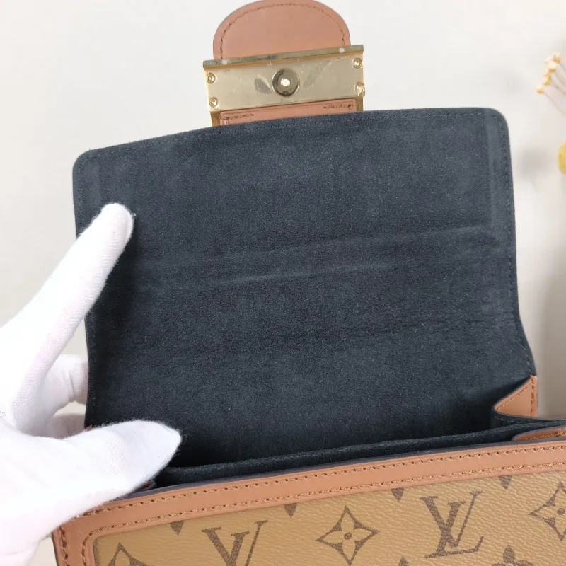 Louis Vuitton Crossbody Bag Dauphine Monogram PVC Mini 20 × 9 × 15 cm — detail view 12 of 12