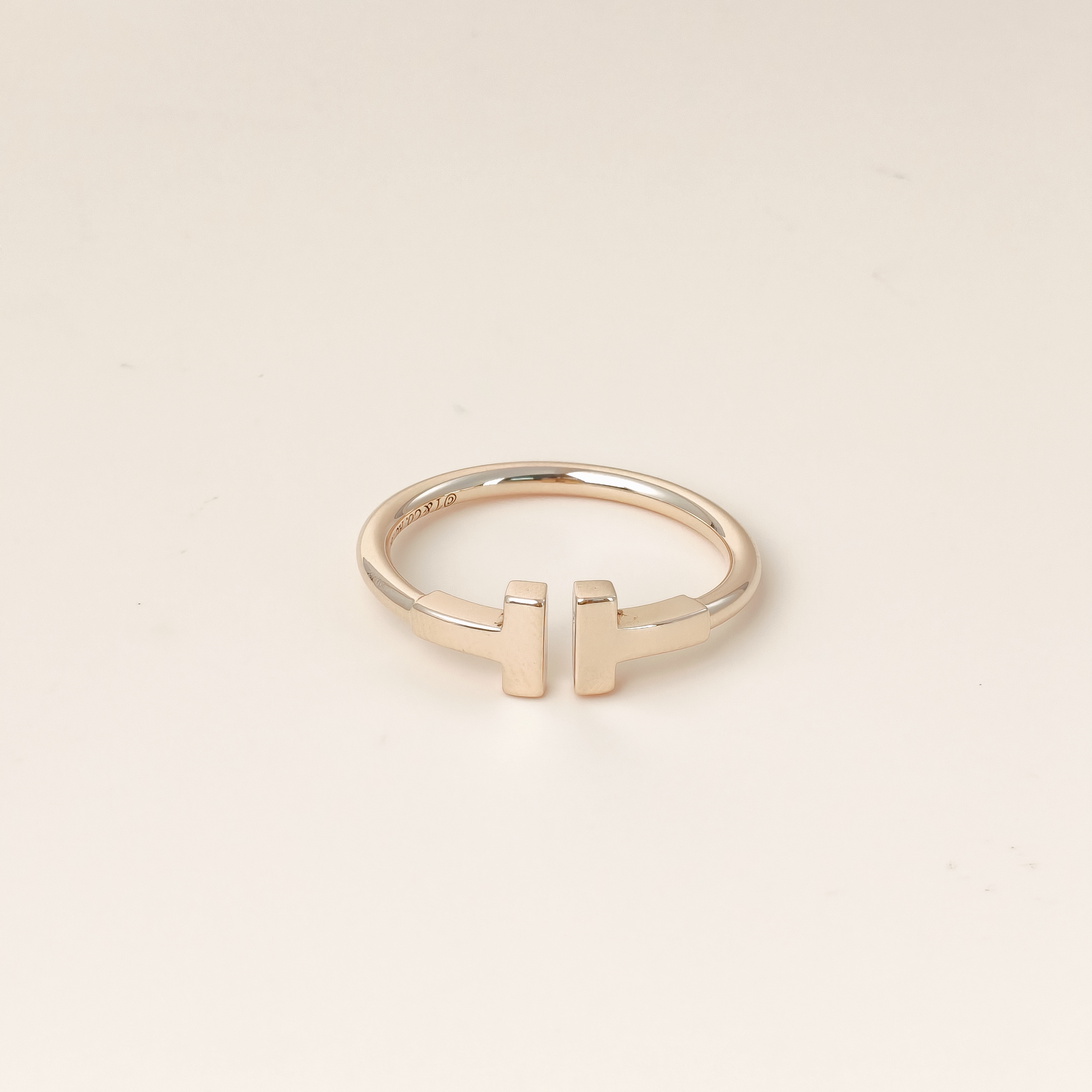 Tiffany&Co. Ring TC ollection Gold18KY ellow Gold54 EU