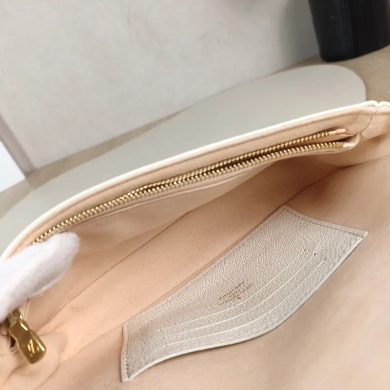 Louis Vuitton Crossbody Bag IVY White · Pink Empreinte Embossed Calfskin Small 23.5 × 4.3 × 12 cm — detail view 4 of 12