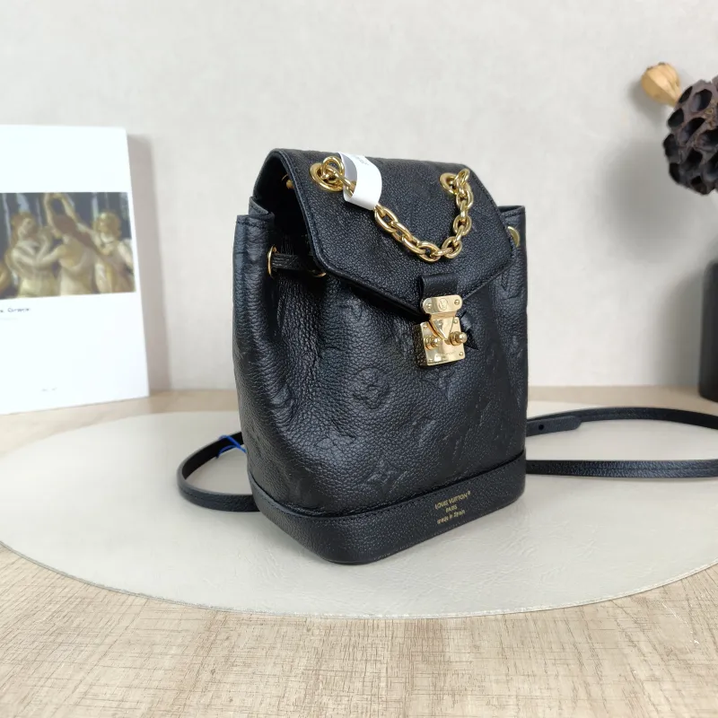 Louis Vuitton Backpack NANO NOÉ Backpack Black Calfskinnano15 × 10 × 19 cm — cover view 2 of 6