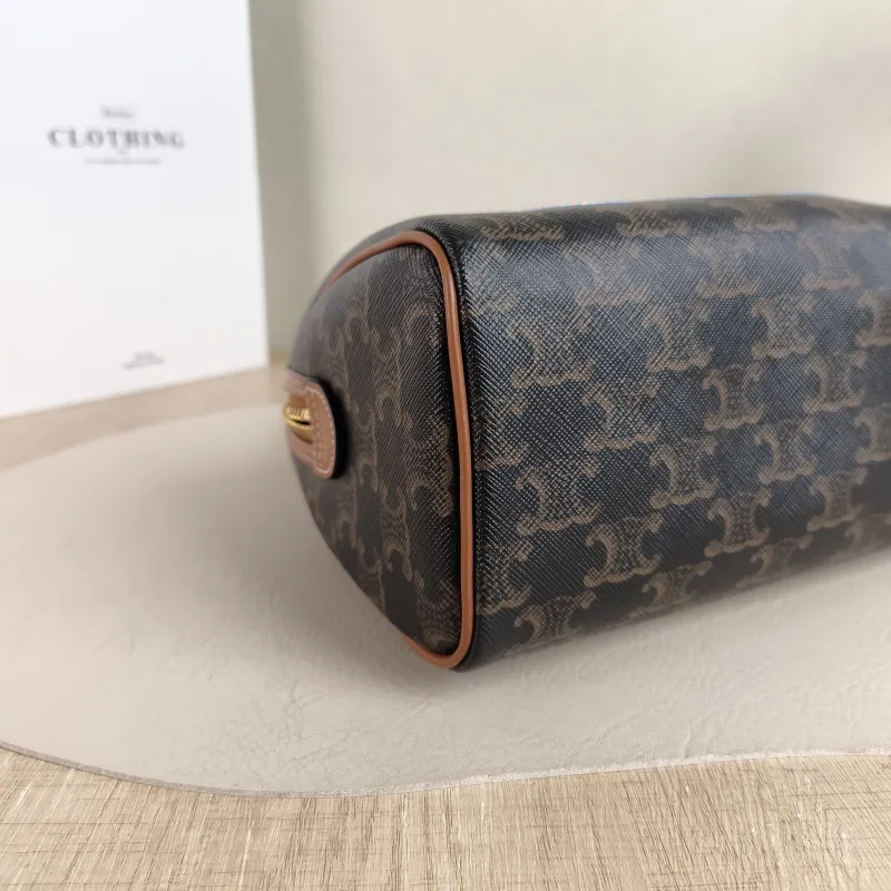 CELINE Crossbody Bag Embroidered Monogram PVC Small 19.5 × 7 × 14 cm — detail view 4 of 9