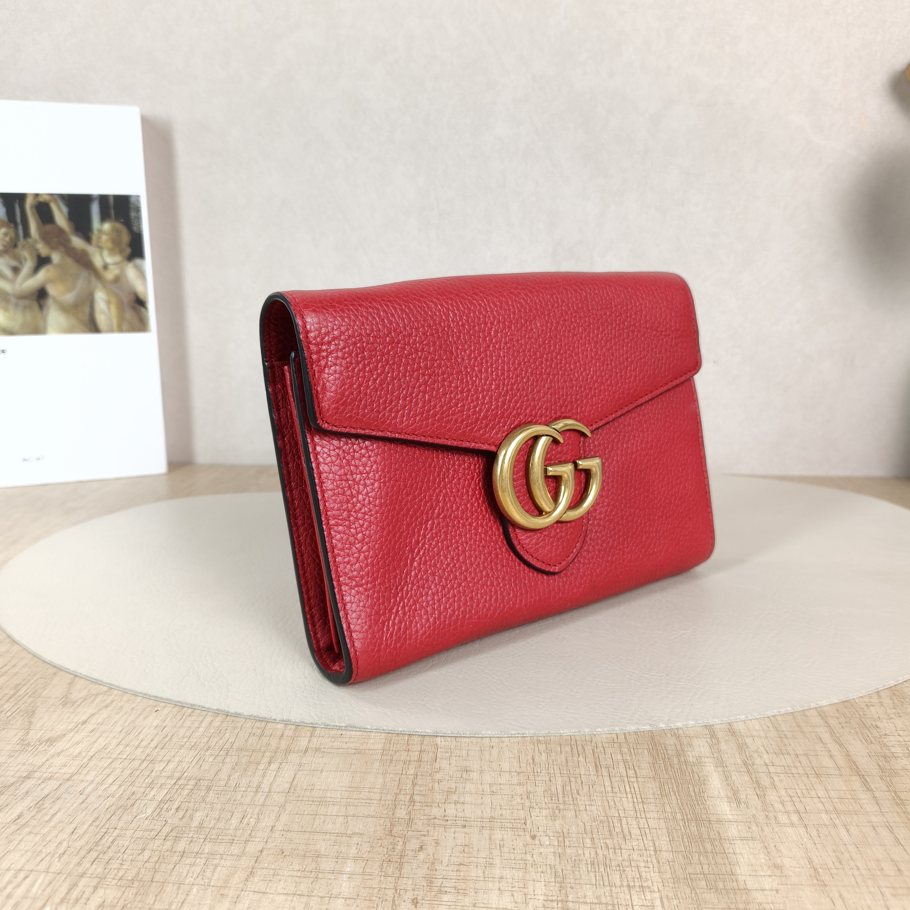 GUCCI Crossbody Bag g Collection Red Calfskin Small20 × 9 × 16 cm — cover view 3 of 5